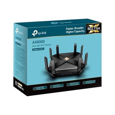 TP-Link Archer AX6000 4804 MBPs 9 Port Dual Band Wireless Router