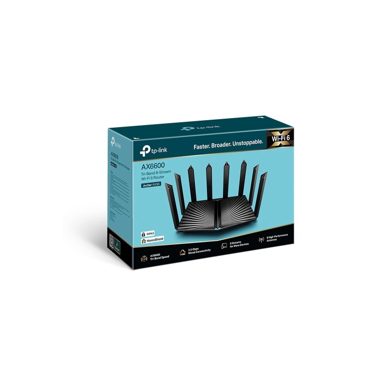 TP-Link ARCHER AX90 AX6600 Tri-Band Wi-Fi 6 Router