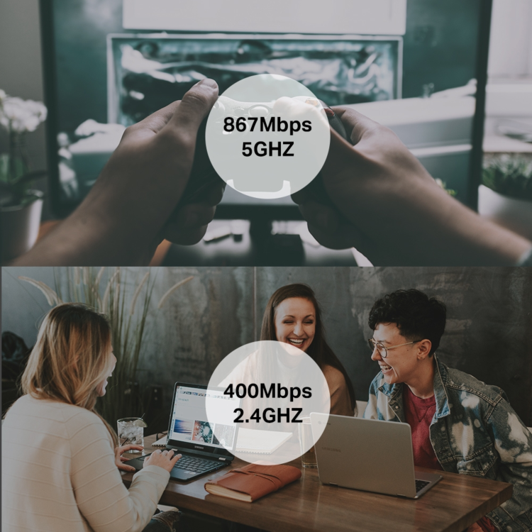 TP-Link Archer T3U AC1300 Dual Band Wireless 2.4GHz and 5GHz WiFi 5 USB 3.0 Adapter