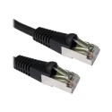 ART-100K OEM 0.5 Meter CAT6A Black Ethernet Patch Cable