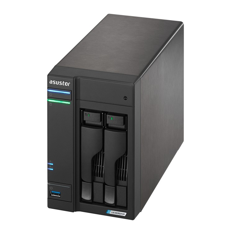 Asustor Lockerstor 2 - 2 Bay 4GB Diskless Desktop NAS