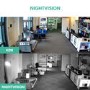 electriQ 4 Camera 1080p HD NVR CCTV System - No HDD