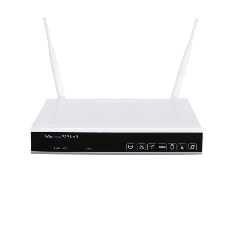 electriQ 4 Camera 1080p HD NVR CCTV System - No HDD