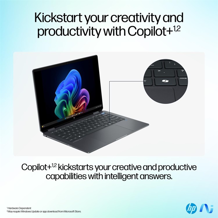 HP OmniBook Intel Core Ultra 7 16GB RAM 1TB SSD 14 Inch Touchscreen Windows 11 Laptop