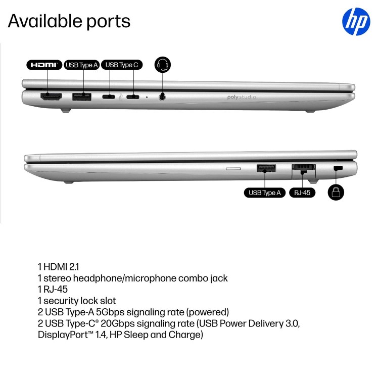 HP ProBook 4 G1iR Intel Core 5 120U 8GB RAM 256GB SSD 14 Inch Windows 11 Pro Laptop