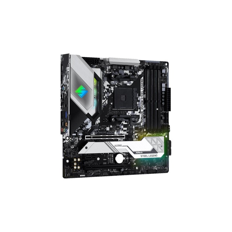 ASROCK AMD B550M Steel Legend B550 AM4 DDR4 Micro ATX Motherboard