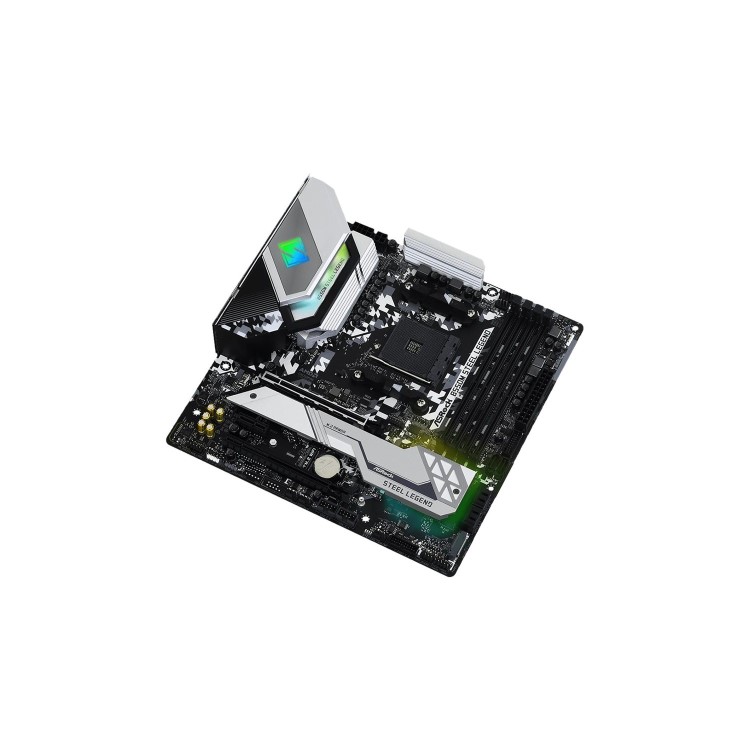 ASROCK AMD B550M Steel Legend B550 AM4 DDR4 Micro ATX Motherboard