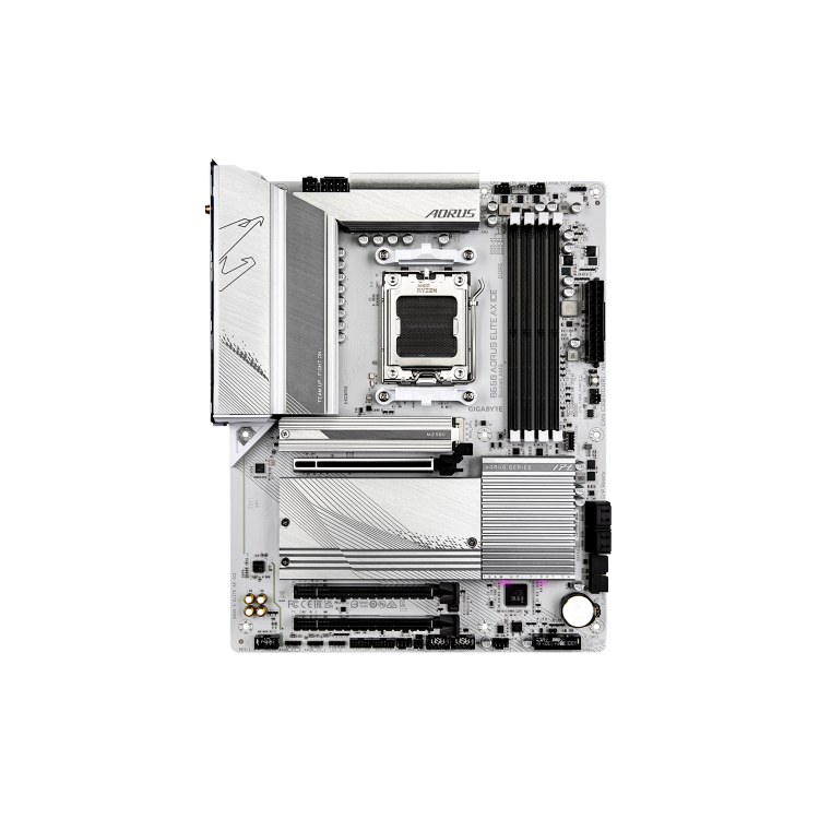 GIGABYTE B650 AORUS Elite AX ICE AM5 DDR5 Micro ATX Motherboard