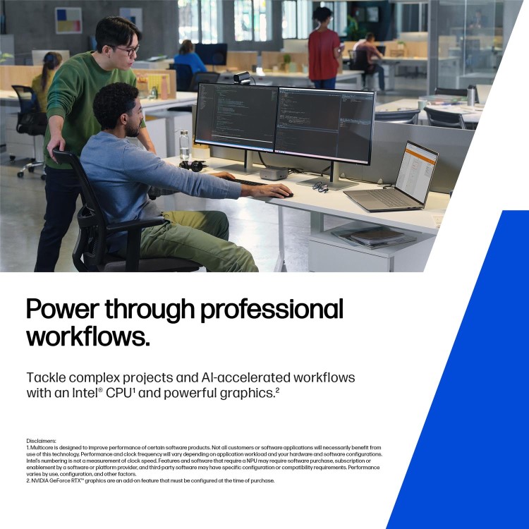 ZBook X G1i 16 inch Mobile Workstation PC  - Data Science, 16", Windows 11 Pro, Intel Core™ Ultra 7, 32GB RAM, 1TB SSD, NVIDIA RTX™ PRO 1000 Blackwell, WUXGA, Meteor silver, AI Workstation; AI PC