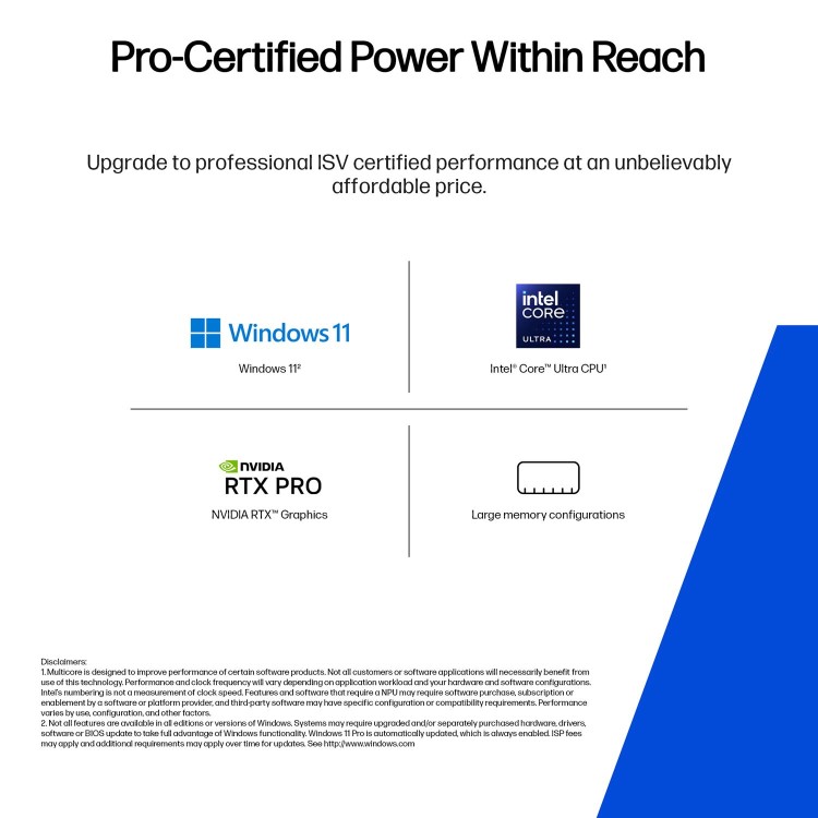 HP ZBook Intel Core Ultra 7 32GB RAM 1TB SSD 32 Inch Windows 11 Pro Laptop