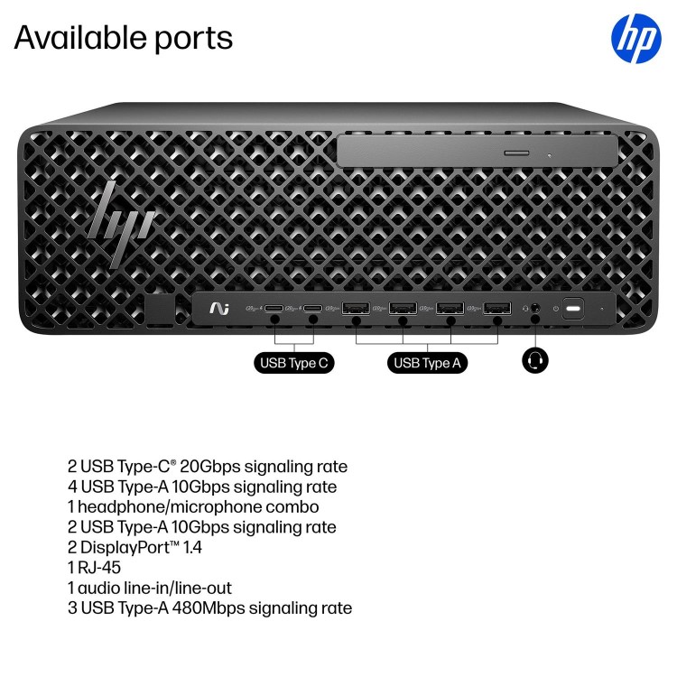 HP Z2 SFF G1i Intel Core Ultra 7 265K 32GB RAM 1TB SSD RTX 2000 Ada Windows 11 Pro Workstation PC
