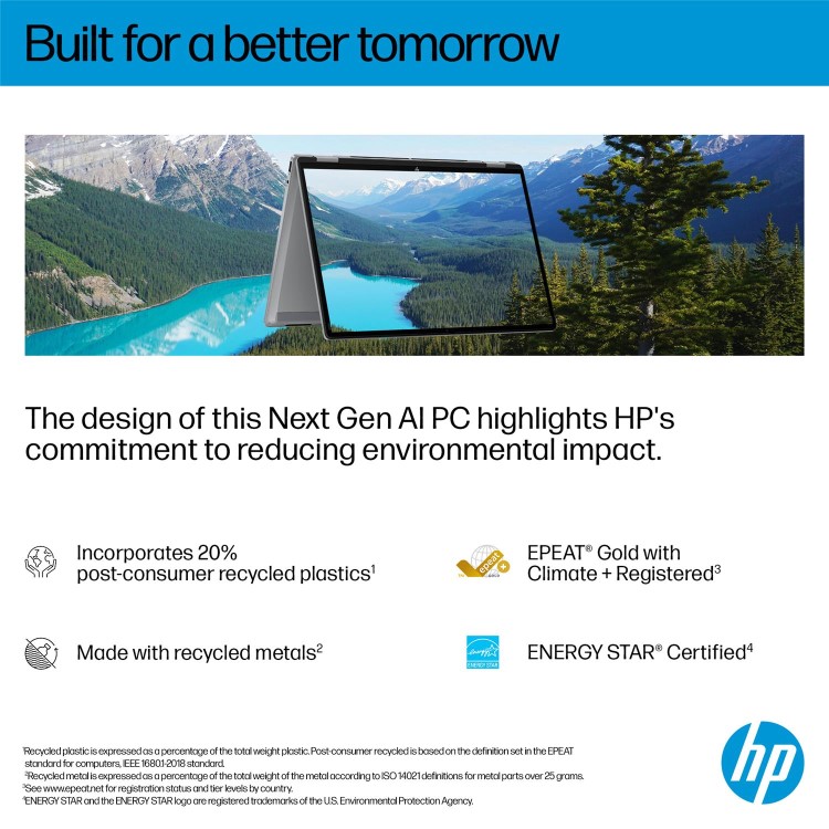 HP OmniBook AMD Ryzen AI 5 16GB RAM 512GB SSD 14 Inch Windows 11 Laptop