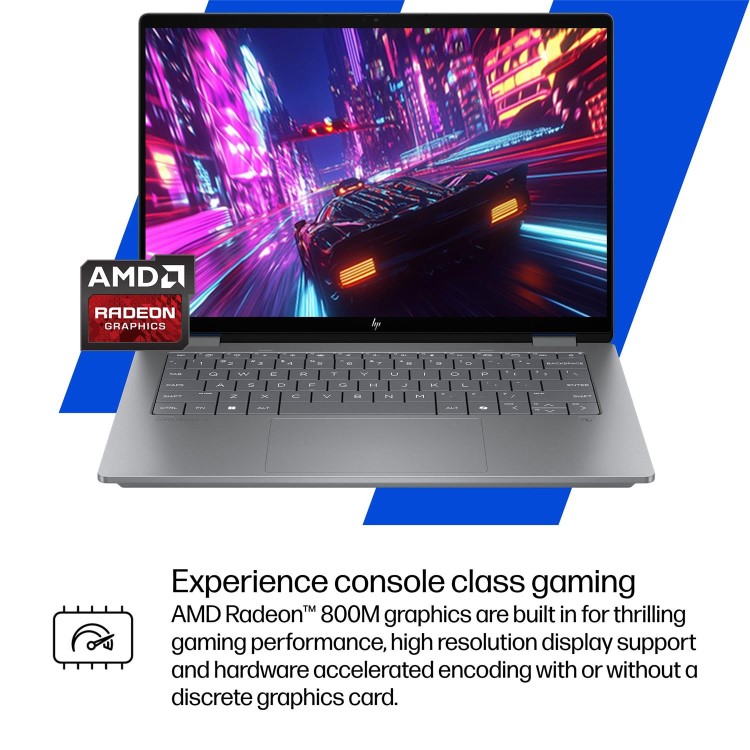 HP OmniBook AMD Ryzen AI 5 16GB RAM 512GB SSD 14 Inch Windows 11 Laptop