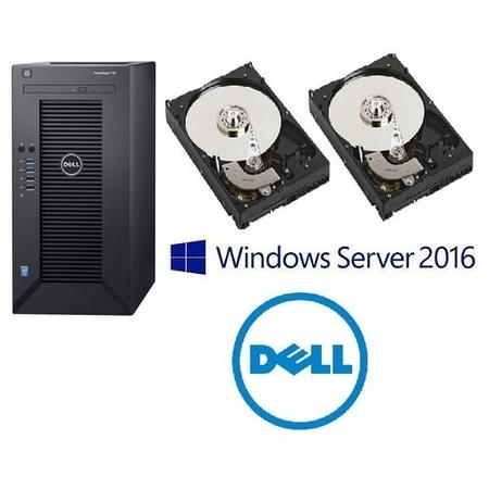 DEll T30 with Extra 1TB HDD Windows Server 2016 & warranty Upgrade from 1yr to 3yr NBD Bundle