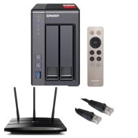 QNAP TS-251 2 Bay NAS with Wireless Router 