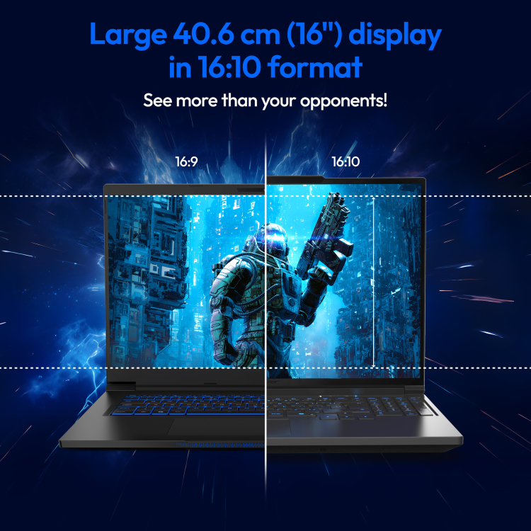 Medion Erazer Major 16X1 Intel Core Ultra 7 32GB RAM 2TB SSD 300Hz RTX 5070 Ti 16 Inch Windows 11 Gaming Laptop