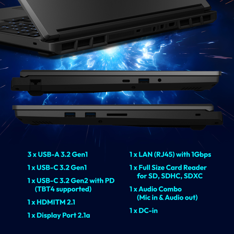 Medion Erazer Major 16X1 Intel Core Ultra 7 32GB RAM 2TB SSD 300Hz RTX 5070 Ti 16 Inch Windows 11 Gaming Laptop