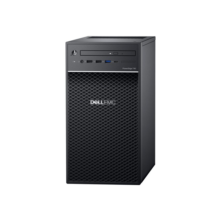 Dell EMC PowerEdge T40 Xeon E-2224G - 3.5 GHz 8GB 1TB HDD - Tower Server with additional 1TB HDD & Essentials ROK Bundle