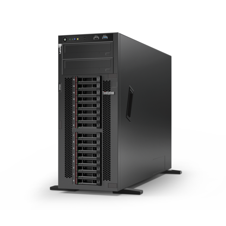 Lenovo ThinkSystem ST550 Intel Xeon Silver 4208 2.1GHz 8C 32GB RAM 4U Tower Server - No HDD