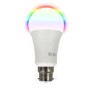 electriQ Smart Lighting Colour Wifi Bulb with B22 bayonet ending - Alexa & Google Home compatible - 5 Pack