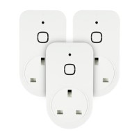 electriQ Smart Wi-Fi plug with power meter - Alexa/Google Home compatible - Triple Pack electriQ Smart Wi-Fi plug with power meter - Alexa/Google Home compatible - Triple Pack