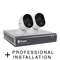 Swann HD 1080p 2 Camera CCTV System with Professional Installation