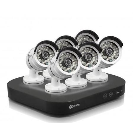 Swann CCTV System - 8 Channel 3MP DVR with 6 x 3MP Cameras & 2TB HDD
