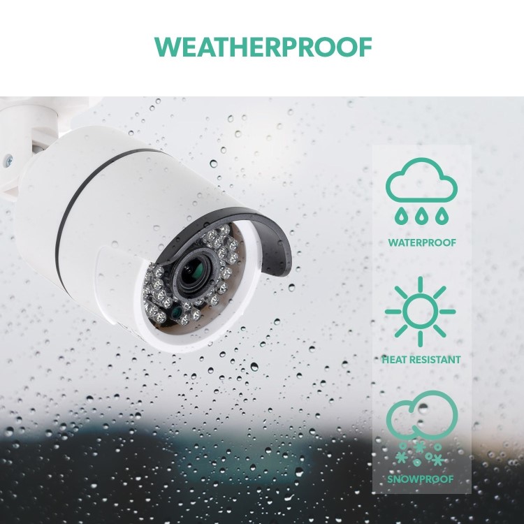 electriQ 1080p HD Additional CCTV Cameras - 2 Pack