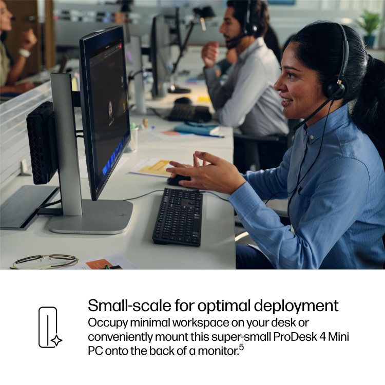 ProDesk 4 Mini G1i Desktop AI PC, Windows 11 Pro, Intel Core™ Ultra 7, 16GB RAM, 512GB SSD