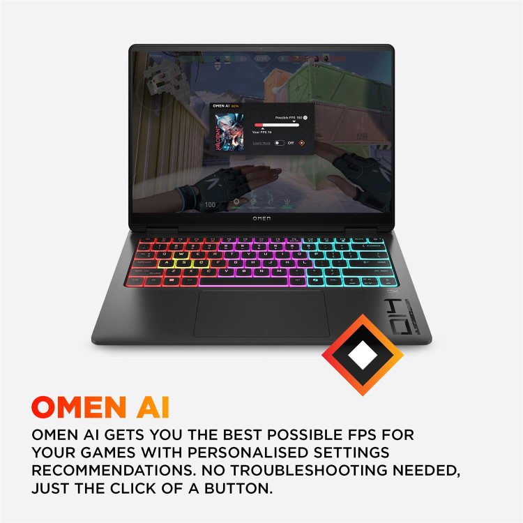 HP OMEN Intel Core Ultra 9 32GB RAM 1TB SSD 120Hz 14 Inch Windows 11 Laptop