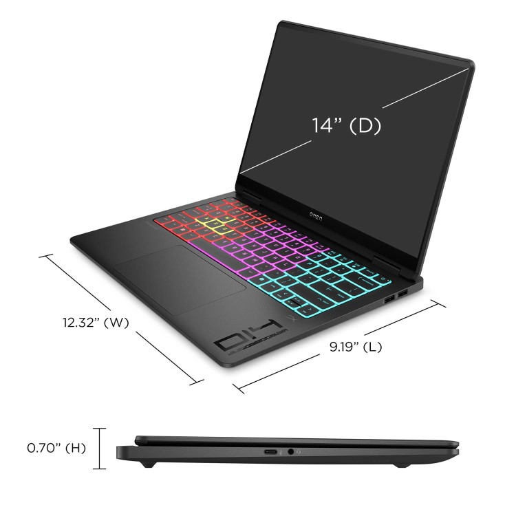 HP OMEN Intel Core Ultra 9 32GB RAM 1TB SSD 120Hz 14 Inch Windows 11 Laptop