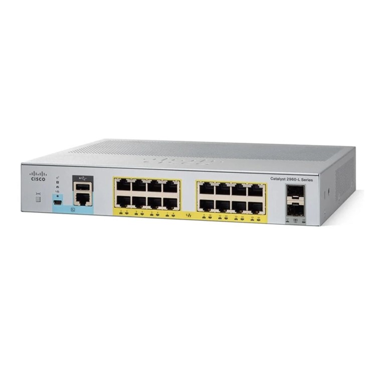 Cisco Catalyst 1000 16 Port PoE+ Rack-Mountable Managed Switch