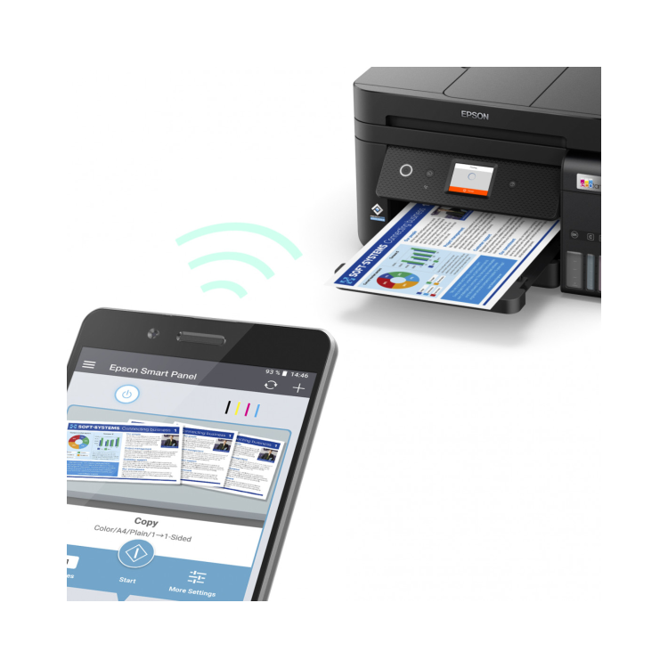 Epson EcoTank ET-4850 Colour Wireless All-in-One inc Fax ADF Inkjet Printer