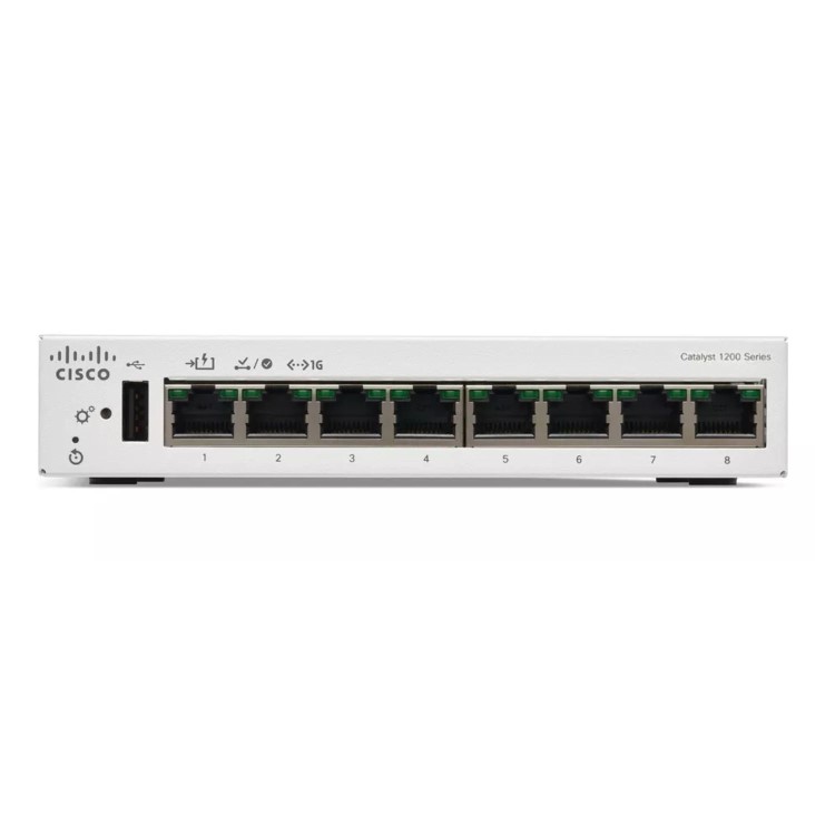 Cisco Catalyst C1200-8T-D 8-Port Desktop Smart Managed Switch