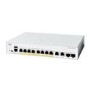 Catalyst 1300 8-port Gigabit Ethernet PoE L3 Rack-mountable Managed Switch