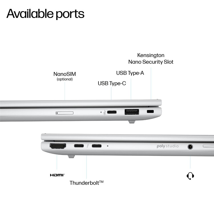 HP EliteBook 8 Intel Core Ultra 5 32GB RAM 512GB SSD 14 Inch Windows 11 Pro Laptop