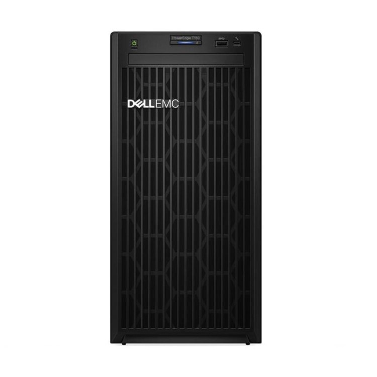 Dell EMC PowerEdge T150 Intel Xeon E E-2334 3.4GHz 1c 16GB DDR4 SDRAM PERC H355 2TB HDD 3.5 LFF 300W Gigabit Ethernet Tower Server