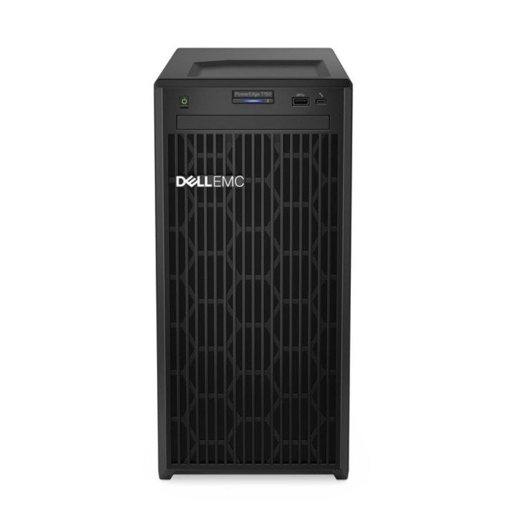 Dell EMC PowerEdge T150 Intel Xeon E E-2334 3.4GHz 1c 16GB DDR4 SDRAM PERC H355 2TB HDD 3.5 LFF 300W Gigabit Ethernet Tower Server