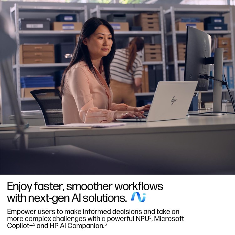 HP EliteBook 6 G1q Next Gen AI Qualcomm Snapdragon 16GB RAM 512GB SSD 14 Inch Windows 11 Pro Laptop