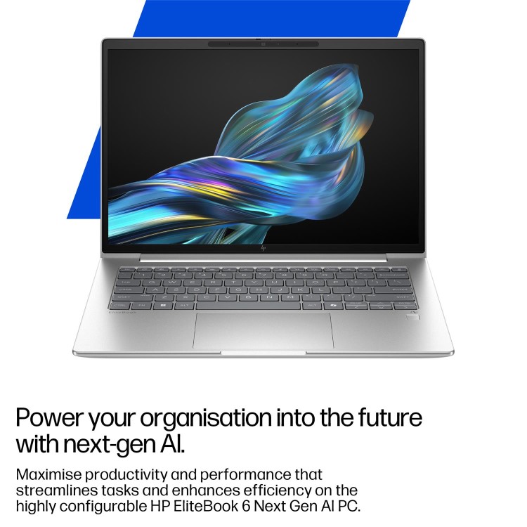 HP EliteBook 6 G1q Next Gen AI Qualcomm Snapdragon 16GB RAM 512GB SSD 14 Inch Windows 11 Pro Laptop