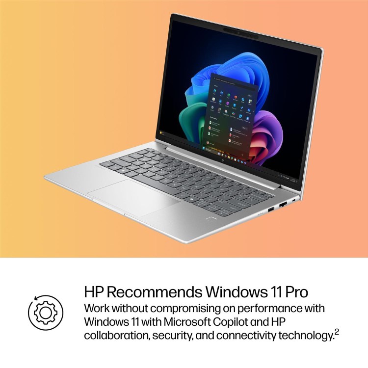 HP EliteBook 6 G1q Next Gen AI Qualcomm Snapdragon 16GB RAM 512GB SSD 14 Inch Windows 11 Pro Laptop