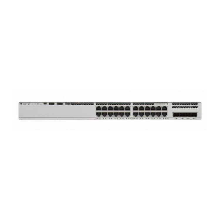Cisco Catalyst 9200L - Network Advantage - switch - L3 - 24 x 10/100/1000 + 4 x 10 Gigabit SFP+ (uplink) - rack-mountable