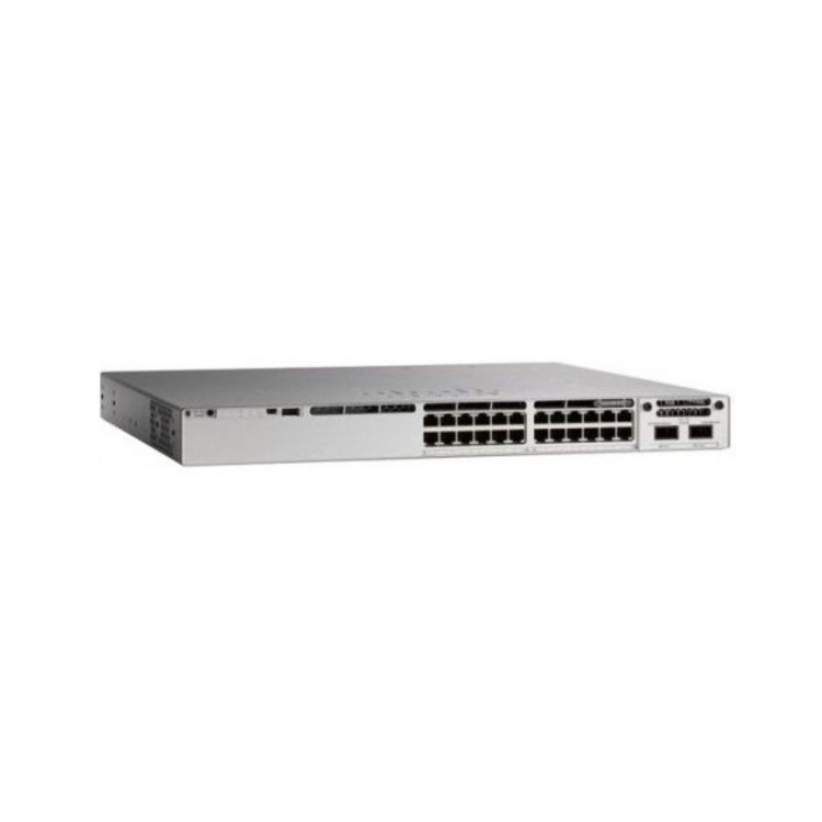 Cisco Catalyst 9200L - Network Advantage - switch - L3 - 24 x 10/100/1000 + 4 x 10 Gigabit SFP+ (uplink) - rack-mountable