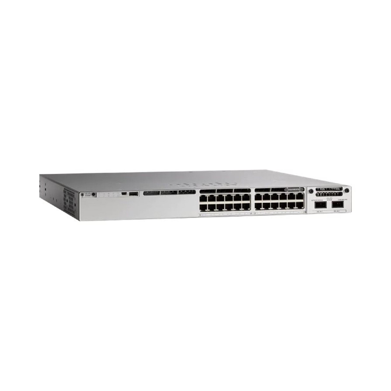 Image of Cisco Catalyst 9300 24 Ports L3 Rack Mountable Data Only Managed Network Switch C9300-24T-A Grey