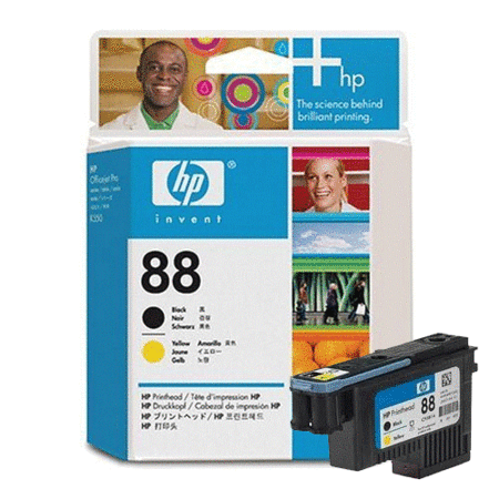 HP 88 Black & Yellow printhead for HP OJ Pro K550 - printhead