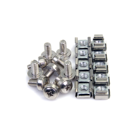 50 Sets M6 Mounting Screws and Nuts for Server Rack Cabinet