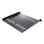 Startech 1U Server Rack Shelf - Universal Vented Rack Mount Cantilever Tray for 19" Network Equipment Rack & Cabinet - Weight Capacity 44lb/20kg - 16" Deep Shelf Black