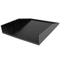 Black Standard Universal Server Rack Cabinet Shelf for 2 Pos