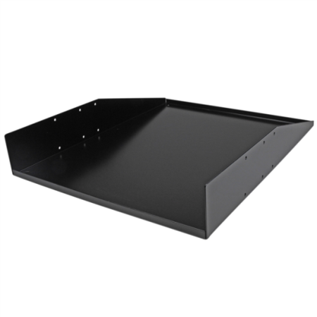 Black Standard Universal Server Rack Cabinet Shelf for 2 Pos
