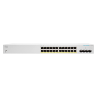 Cisco Business CBS220-24P-4G-UK 24-Port PoE+ Rack-mountable Managed Switch Cisco Business CBS220-24P-4G-UK 24-Port PoE+ Rack-mountable Managed Switch